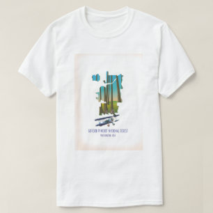T-shirt Forêt nationale de Gifford Pinchot, État de washin