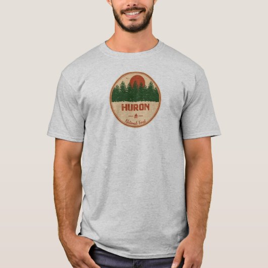 T-shirt Forêt nationale de Huron (Devant)