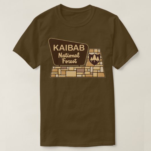 T-shirt Forêt nationale de Kaibab 1 (Design devant)