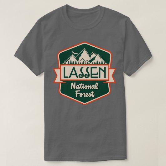 T-shirt Forêt nationale de Lassen (Design devant)