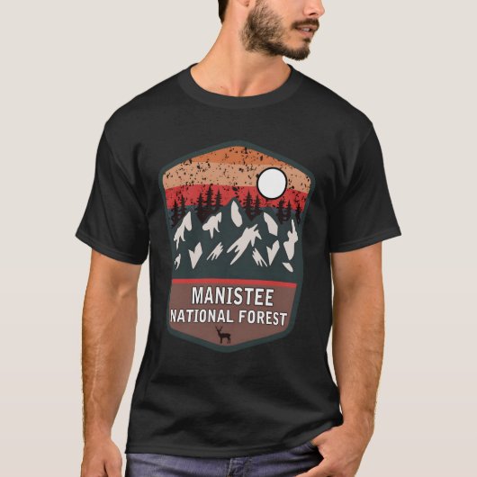 T-shirt Forêt nationale de Manistee (Devant)