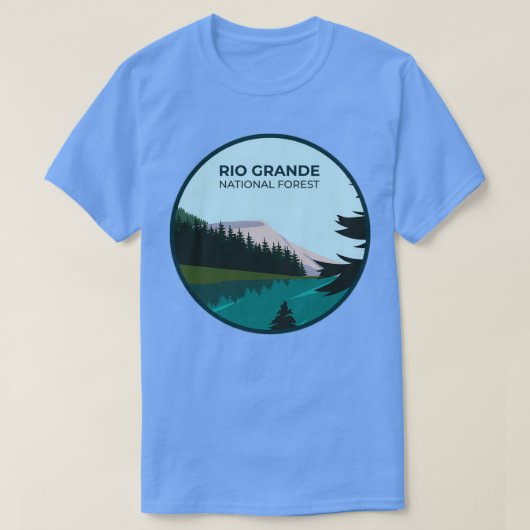 T-shirt Forêt nationale de Rio Grande (Design devant)
