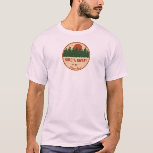 T-shirt Forêt nationale de Shasta-Trinity (Devant)