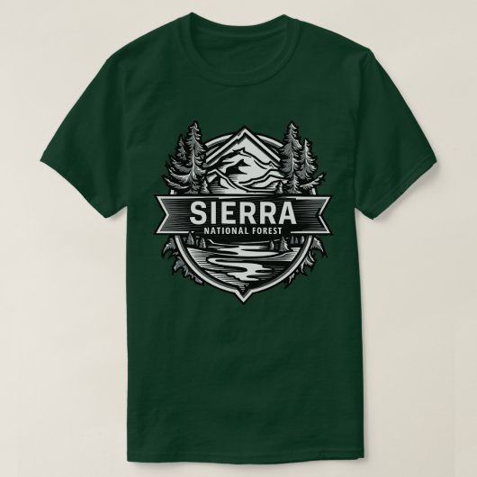 T-shirt Forêt nationale de Sierra (Design devant)