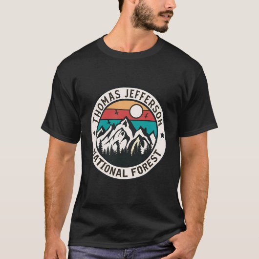 T-shirt Forêt nationale de Thomas Jefferson (Devant)