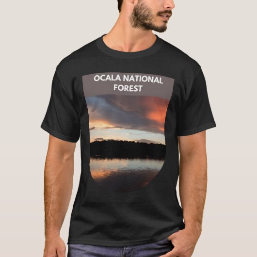 T-shirt Forêt nationale d'Ocala - Floride (Devant)