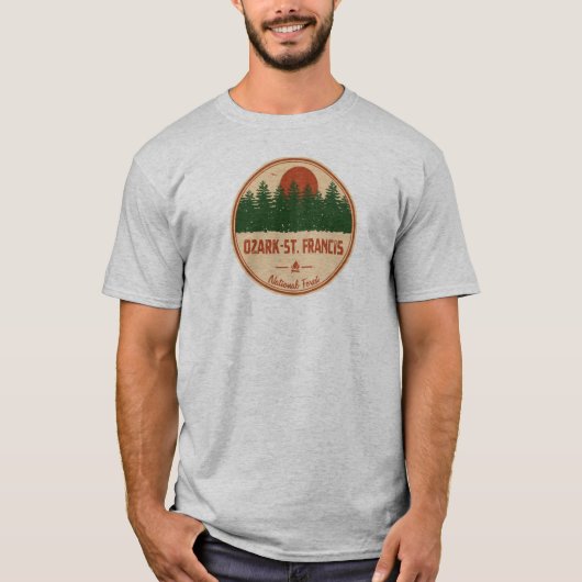 T-shirt Forêt nationale d'Ozark-St. Francis (Devant)