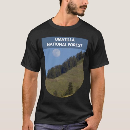 T-shirt Forêt nationale d'Umatilla - Oregon, Washington (Devant)