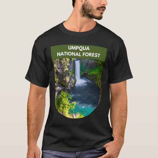 T-shirt Forêt nationale d'Umpqua - Oregon (Devant)