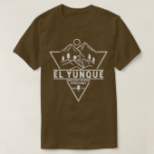 T-shirt Forêt nationale El Yunque Porto Rico Badge 1 (Design devant)