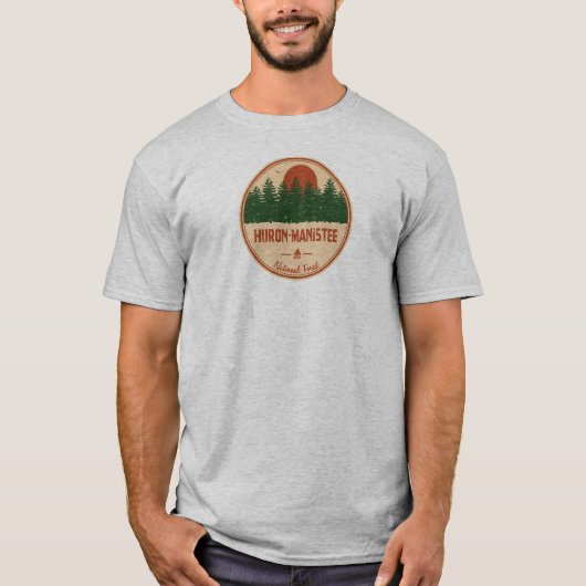 T-shirt Forêt nationale Huron-Manistee (Devant)