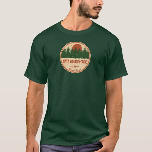 T-shirt Forêt nationale Uinta-Wasatch-Cache (Devant)