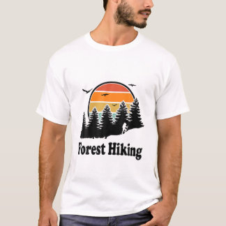 T-shirt Forêt Randonnée Nature Amateurs Retour Emballage M