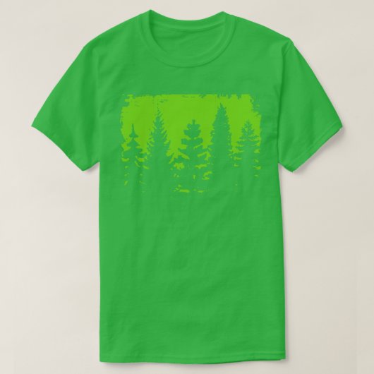 T-shirt Forêt silhouette 2 (Design devant)