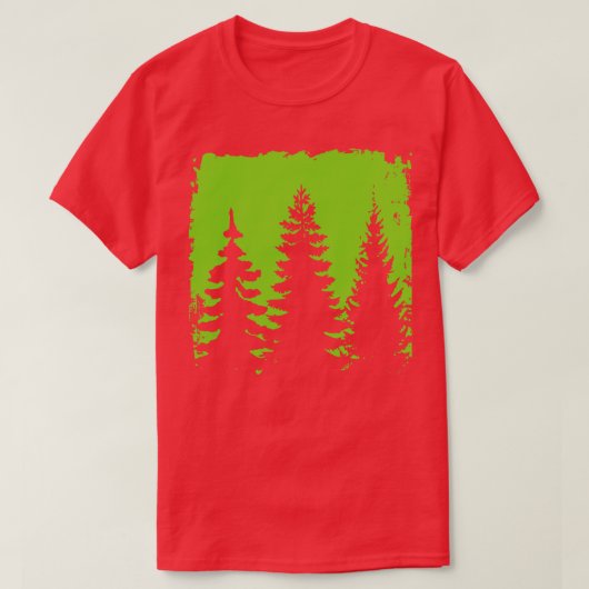 T-shirt Forêt silhouette 7 (Design devant)