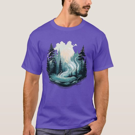 T-Shirt "Forêt Transcendantale" (Devant)