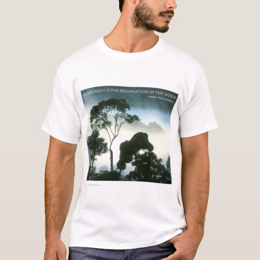 T-shirt Forêt tropicale d'Amazone à l'aube (Devant)