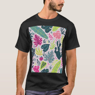 T-shirt Forêt tropicale sauvage, répétition vintage