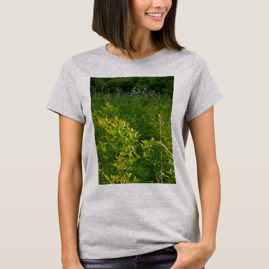 T-SHIRT FORÊT VERTE (Devant)