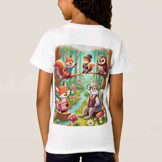 T-shirt Forêt Whimsical Adventure (Dos)