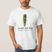 T-shirt Foreur vert de cendre (Devant)