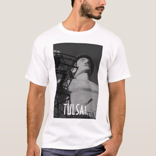 T-shirt Foreuse d'or "TULSA !" tee - shirt (Devant)