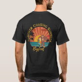 T-shirt Forever Chasing Sunsets Bigfoot Surf Noir (Dos)
