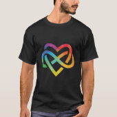 T-shirt Forever Loved Rainbow Pride Infinite Symbol (Devant)
