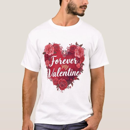 T-shirt Forever My Valentine (Devant)