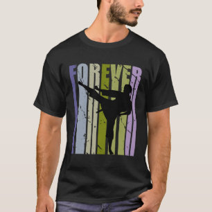 T-shirt Forever Retro Jiu Jitsu Motivational Inspiration C