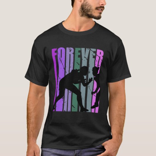 T-shirt Forever Retro Wrestling Pretty Wrestler Coach Comp (Devant)