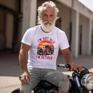 T-shirt Forever Young : Je ne suis pas vieux Je suis retra