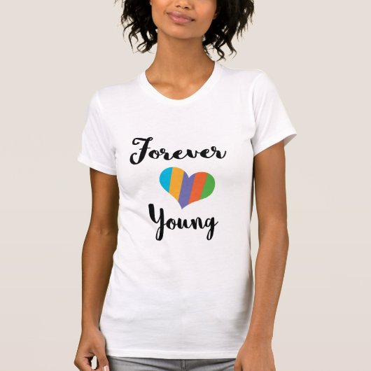 T-shirt Forever young R+F, skin care consultant (Devant)
