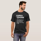 T-shirt Forex Trader Définition w (Devant entier)