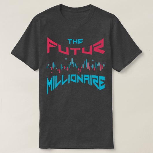 T-shirt forex trader le futur millionnaire (Design devant)