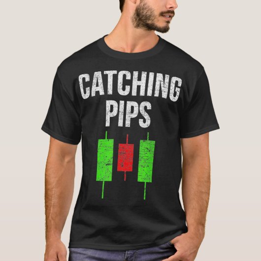 T-shirt Forex Trading Pips de rattrapage Mème marché Stock (Devant)