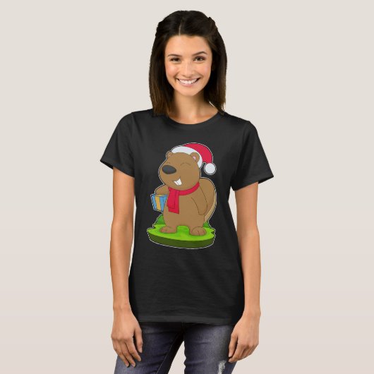 T-shirt Forfait Beaver Christmas (Devant entier)