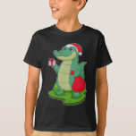 T-shirt Forfait Crocodile Christmas<br><div class="desc">Ce design est le cadeau idéal pour un anniversaire,  Noël et d'autres célébrations. Il convient aux femmes,  aux hommes et aux enfants.</div>