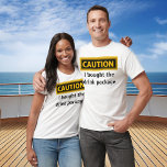 T-shirt Forfait Funny Caution Bought Drink<br><div class="desc">Cette conception a été créée par art numérique. Vous pouvez modifier le style de cette chemise en choisissant Plus > sous l'option de style. Il peut être personnalisé en cliquant sur le bouton personnaliser et en modifiant la couleur, en ajoutant un nom, des initiales ou vos mots préférés. Contactez-moi à...</div>