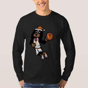 T-shirt Forfait Funny T Ennessee Basketball Père Noël Smok