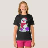 T-shirt Forfait Noël Snowman (Devant entier)