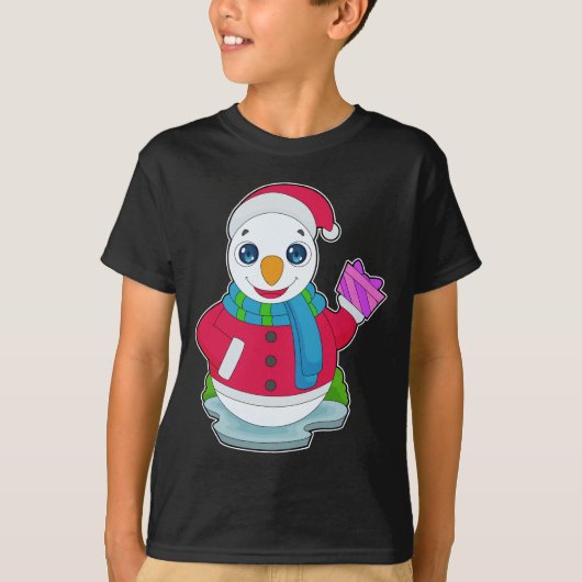 T-shirt Forfait Noël Snowman (Devant)