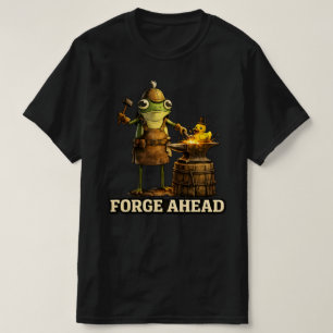 T-shirt Forge Ahead Artisan Grenouille et Art des Étincell