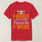 T-shirt Forgé Dans Farrier Farrier Forger T (Design devant)
