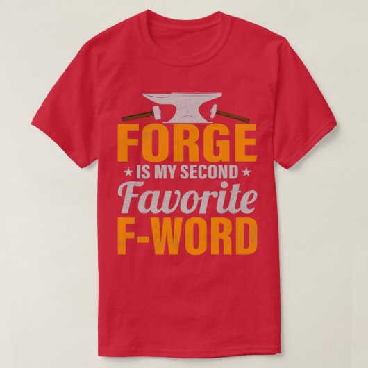 T-shirt Forgé Dans Farrier Farrier Forger T (Design devant)