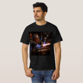 T-shirt Forge de science-fiction naine (Devant entier)