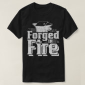 T-shirt Forgé En Feu (Design devant)