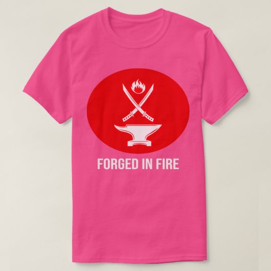 T-shirt Forgé en feu T 3 (Design devant)