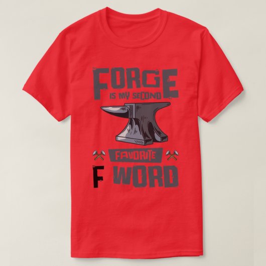 T-shirt Forge Forge F Couteau De Mot Fabriquant Bladesmith (Design devant)