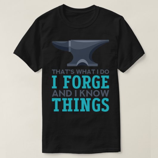 T-shirt forge forge forge cadeau artisan (Design devant)